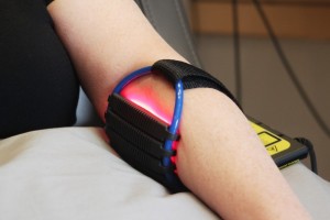 Cold Laser Therapy: Golfer's Elbow Treatment - Step 1 Red Light Pad